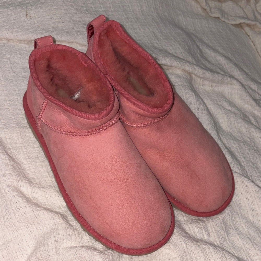 New!! UGG Women's Pink Ankle Boots